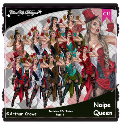 Naipe Queen CU/PU Pack 4