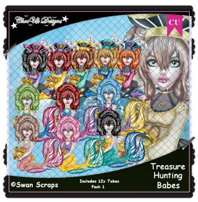 Treasure Hunting Babes CU/PU Pack 1