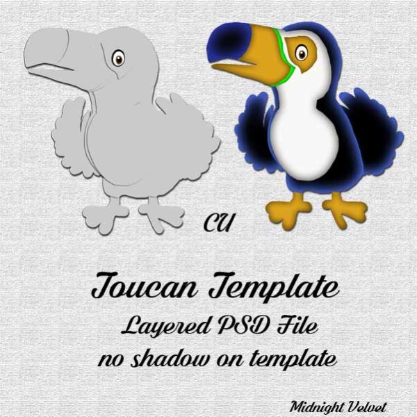 Toucan Template - Click Image to Close