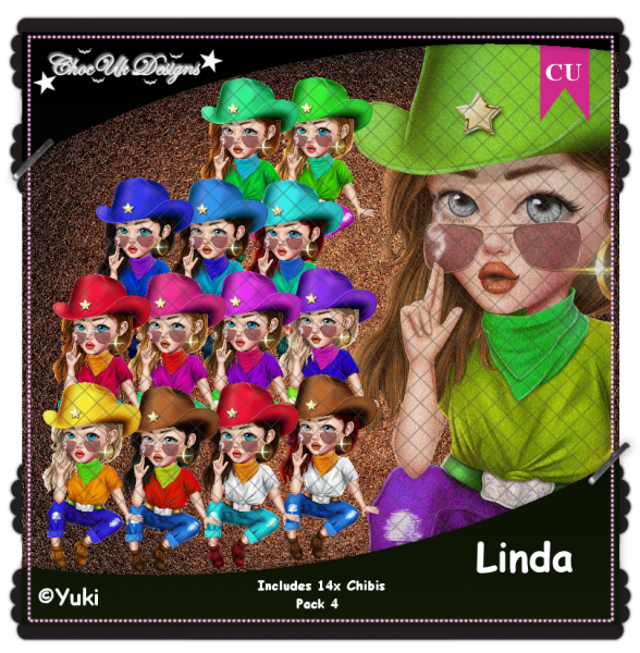 Linda CU/PU Pack 4 - Click Image to Close