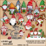 Designer Stash 225 - Christmas Gnomes Mix - cu4cu/cu/pu