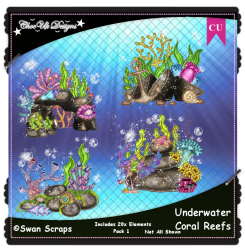Underwater Coral Reefs Elements CU/PU Pack