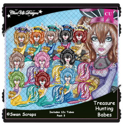 Treasure Hunting Babes CU/PU Pack 3