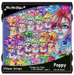 Poppy CU/PU Pack 4