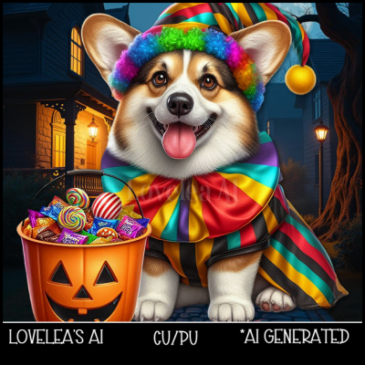 CORGI CLOWN 2