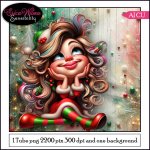 EW AI Christmas Girl 01 2024