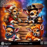 AI - Fallow Deers - CU002 (CU4PU/PNG)  AI - Fallow Deers - CU002 (CU4PU/PNG)