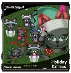 Holiday Kitties CU/PU Pack 3 Holiday Kitties CU/PU Pack 3