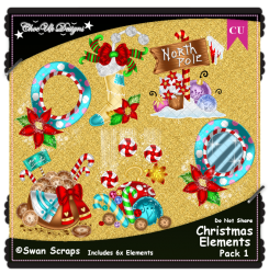 Christmas Elements CU/PU Pack 1 Christmas Elements CU/PU Pack 1