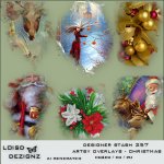 Designer Stash 257 - Artsy Overlays - Christmas - cu4cu/cu/pu