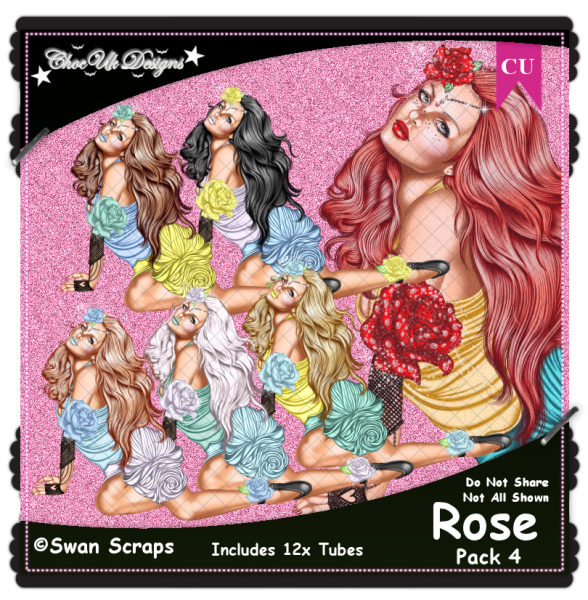 Rose CU/PU Pack 4 - Click Image to Close