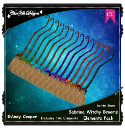 Sabrina Witchy Brooms CU/PU