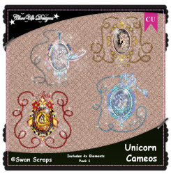 Unicorn Cameos Elements CU/PU Pack Unicorn Cameos Elements CU/PU Pack