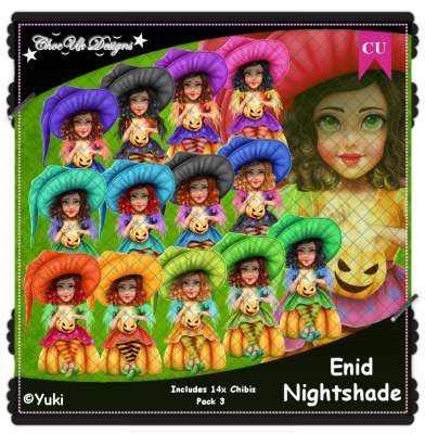 Enid Nightshade CU/PU Pack 3