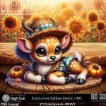 AI - Scarecrow Fallow Deers - CU001 (CU4PU/PNG)