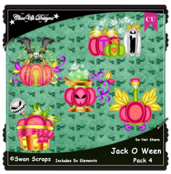 Jack O Ween CU/PU Pack 4