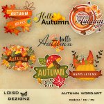 Autumn Wordart - cu4cu/cu/pu