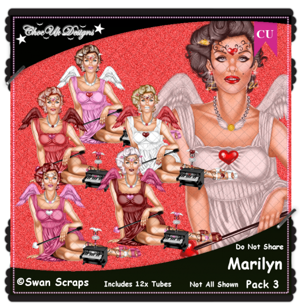 Marilyn CU/PU Pack 3 - Click Image to Close