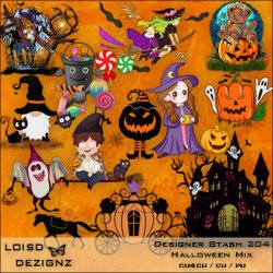 Designer Stash 204 - Halloween Mix - cu4cu/cu/pu