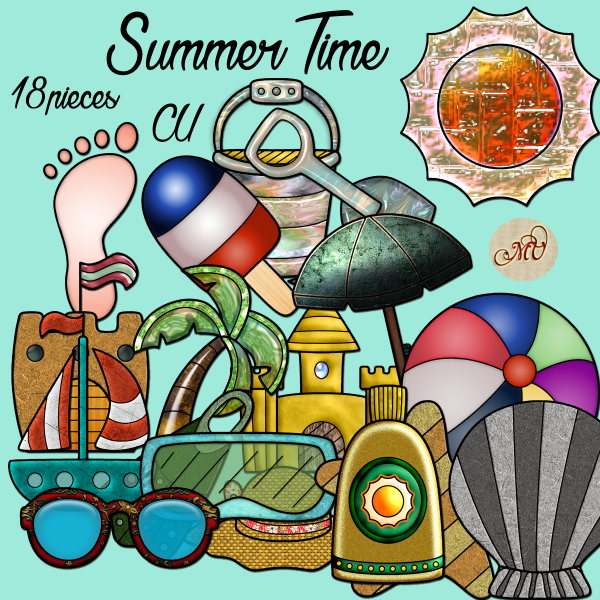 Summer Time element pack - Click Image to Close