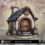 AI - Medieval Taverns - CU001 (CU4PU/PNG/PACK)