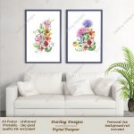 Floral Bouquets 02 WallArt