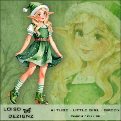 AI Tube 50 Little Girl - Green - cu4cu/cu/pu