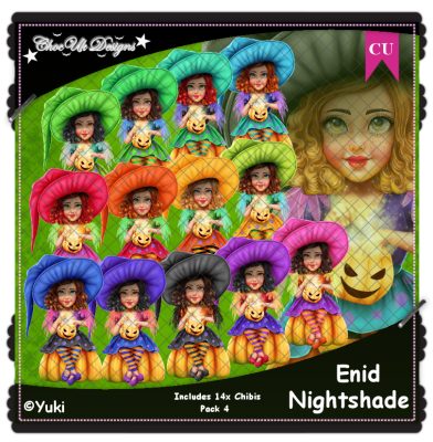 Enid Nightshade CU/PU Pack 4