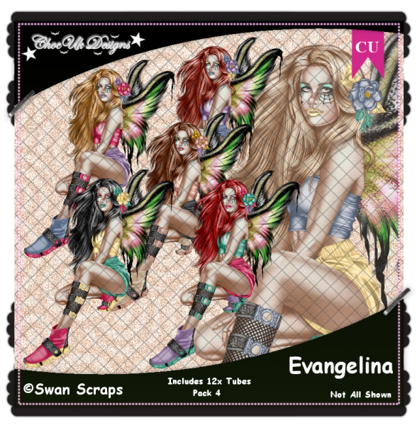 Evangelina CU/PU Pack 4 - Click Image to Close