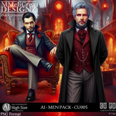 AI - MEN PACK CU005 (CU4PU/PNG)