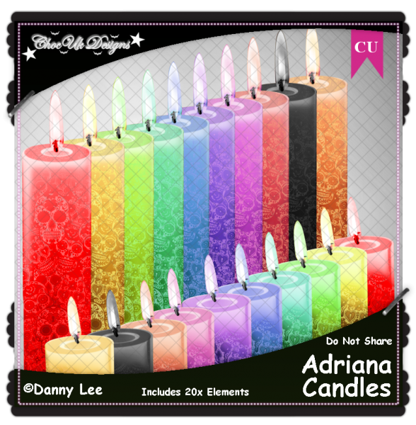 Adriana Candles Elements CU/PU - Click Image to Close