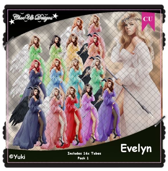 Evelyn CU/PU Pack 1 - Click Image to Close