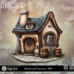 AI - Medieval Taverns - CU001 (CU4PU/PNG/PACK)