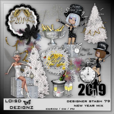 Designer Stash 79 - New Year Mix - cu4cu / cu / pu