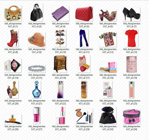 Designer Stash 57 - Lady's Fashion & Cosmetics - cu4cu / cu / pu - Click Image to Close