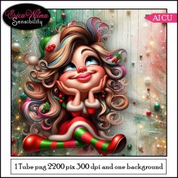 EW AI Christmas Girl 01 2024