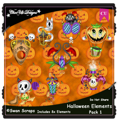 Halloween Elements CU/PU Pack 1