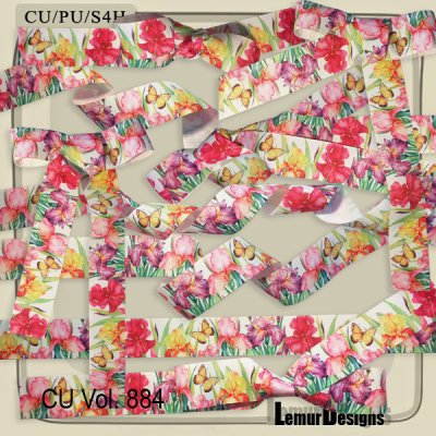 CU Vol. 884 Ribbons by Lemur Designs