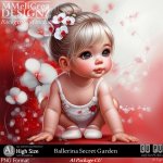 AI - PACKAGE - CU Ballerina Secret Garden (CU4PU/PNG/PACK)