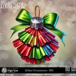 AI - XMas Ornaments - CU001 (CU4PU/PNG/PACK)