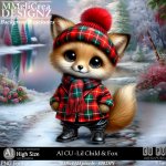 AI - CU Lil Child & Fox (CU4PU/PNG)