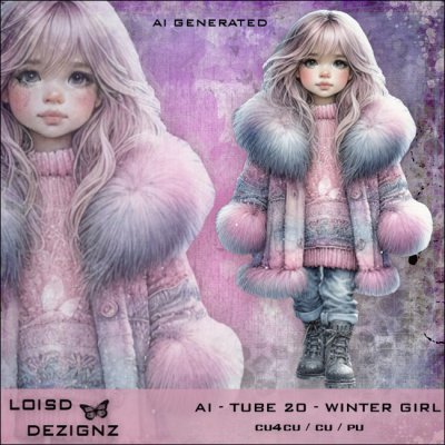 AI Tube 20 - Winter Girl - cu4cu/cu/pu