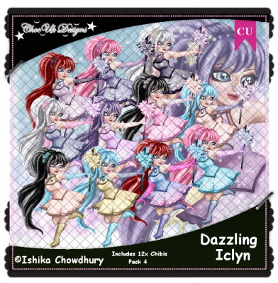 Dazzling Iclyn CU/PU Pack 4