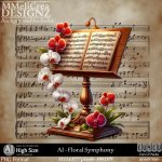 AI - CU4CU - Floral Symphony (CU4CU/PNG)