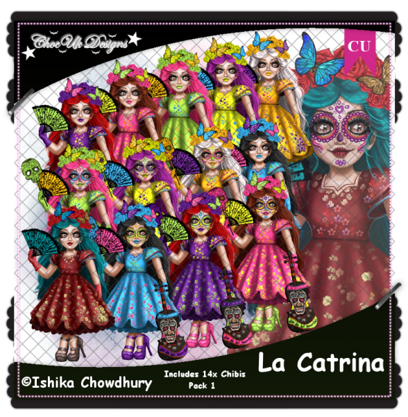 La Catrina CU/PU Pack 1 - Click Image to Close