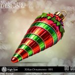 AI - XMas Ornaments - CU001 (CU4PU/PNG/PACK)