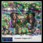 Summer hippie gril