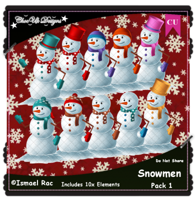 Snowmen Elements CU/PU Pack 1