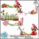 STRAWBERRY FIELDS BORDERS - TAGGER SIZE by Disyas