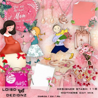 Designer Stash 118 - Mother's Day Mix - cu4cu/cu/pu